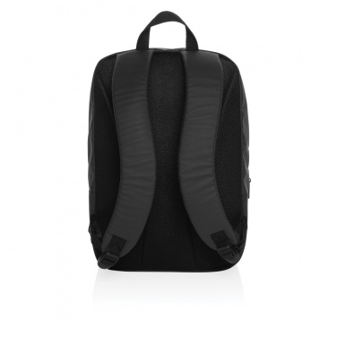 Logo trade promotional giveaways image of: Armond AWARE™ RPET 15.6 inch standard laptop backpack