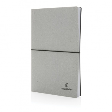 Logotrade promotional giveaway picture of: A5 recycled leather notebook
