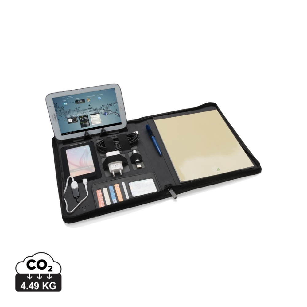 Logotrade promotional merchandise photo of: Tech portfolio with powerbank