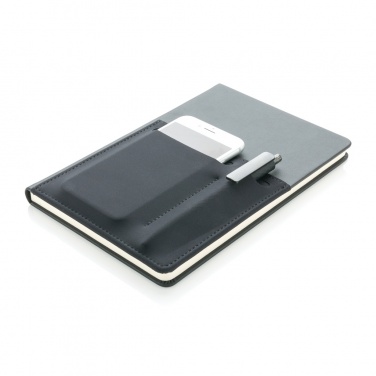 Logo trade corporate gifts picture of: A5 Deluxe notebook with smart pockets