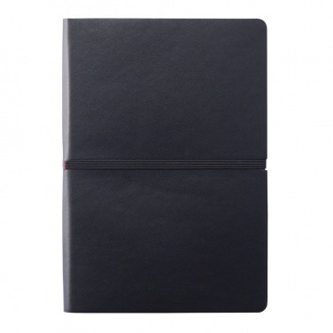 Logo trade promotional merchandise photo of: Deluxe softcover A5 notebook