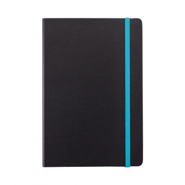 Logotrade advertising product image of: Deluxe hardcover A5 notebook with coloured side