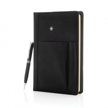 Logotrade promotional products photo of: Refillable notebook and pen set