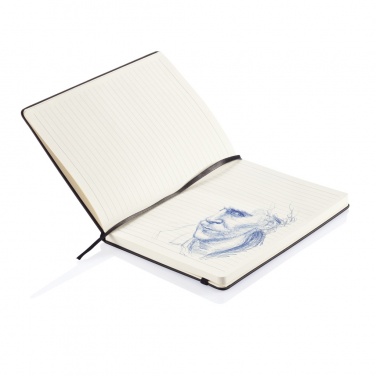 Logotrade corporate gift picture of: Deluxe hardcover PU A5 notebook