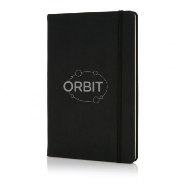 Logotrade promotional item image of: Deluxe hardcover PU A5 notebook