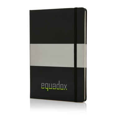 Logotrade advertising product image of: Deluxe hardcover A5 notebook