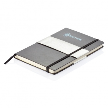 Logotrade promotional item image of: Deluxe hardcover A5 notebook