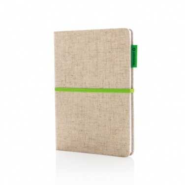 Logotrade promotional merchandise image of: A5 jute notebook