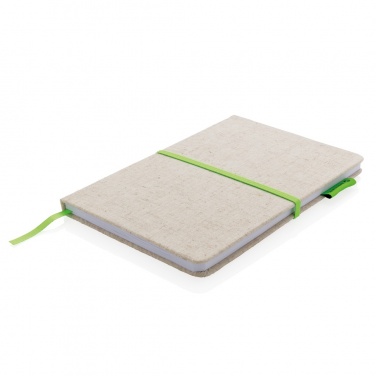 Logotrade promotional product picture of: A5 jute notebook