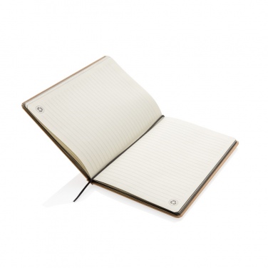 Logo trade promotional gifts image of: A5 kraft notebook