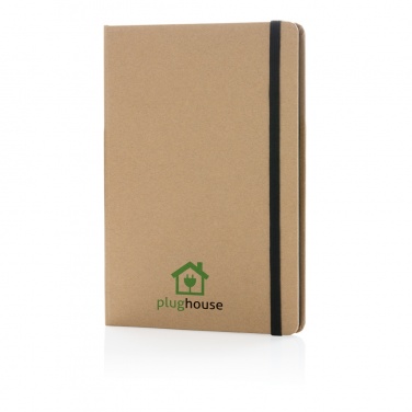 Logo trade advertising products picture of: A5 kraft notebook