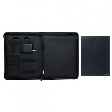 Logotrade corporate gifts photo of: Air 5W wireless charging portfolio A4 w/ 5000 mAh powerbank