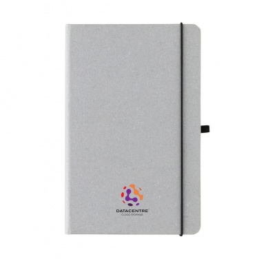 Logo trade promotional gifts image of: Recycled leather hardcover notebook A5