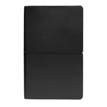 Logo trade promotional giveaway photo of: Modern deluxe softcover A5 notebook