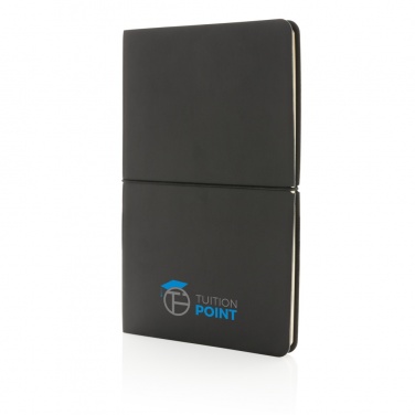 Logo trade corporate gifts image of: Modern deluxe softcover A5 notebook