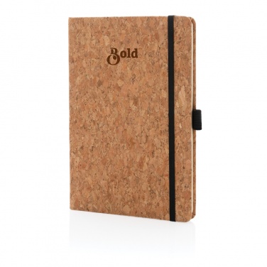 Logo trade promotional products picture of: Cork hardcover notebook A5