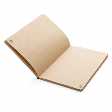 Logo trade promotional giveaway photo of: A5 cork & kraft notebook