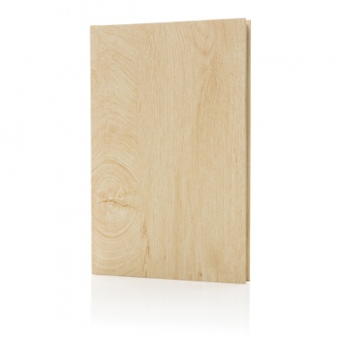 Logo trade promotional products picture of: Kavana wood print A5 notebook