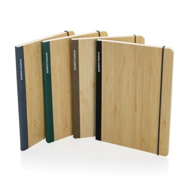 Logo trade promotional gift photo of: Scribe bamboo A5 Notebook