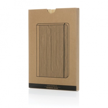 Logo trade advertising products picture of: Scribe bamboo A5 Notebook