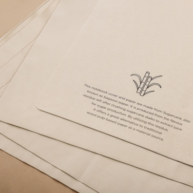 Logo trade advertising products picture of: Stylo Sugarcane paper A5 Notebook
