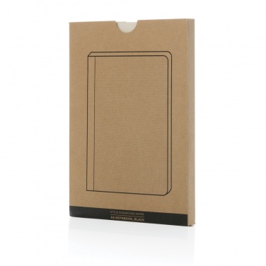 Logo trade promotional giveaways picture of: Stylo Sugarcane paper A5 Notebook