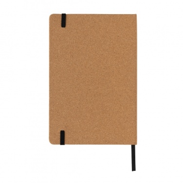 Logo trade promotional giveaways image of: Stoneleaf A5 cork and stonepaper notebook