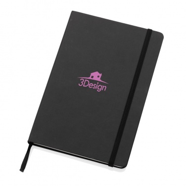 Logo trade promotional giveaways image of: Craftstone A5 recycled kraft and stonepaper notebook