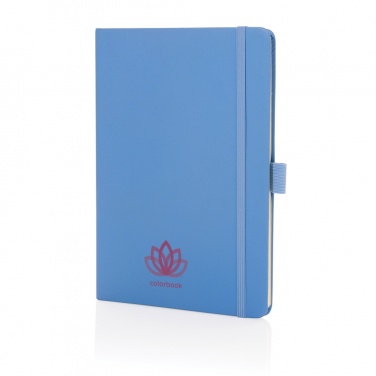 Logo trade corporate gifts image of: Sam A5 RCS certified bonded leather classic notebook