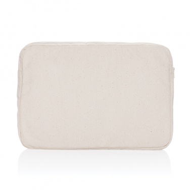 Logo trade promotional gifts picture of: Laluka AWARE™ recycled cotton 15.6 inch laptop sleeve