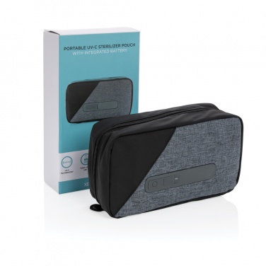 Logotrade promotional item image of: Portable UV-C steriliser pouch with integrated battery
