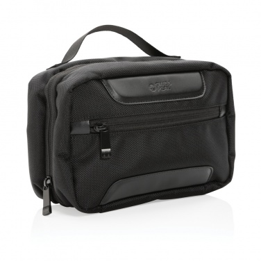 Logotrade promotional merchandise image of: Swiss Peak AWARE™ RPET Voyager toiletry bag