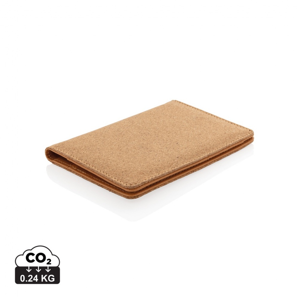 Logo trade advertising product photo of: Cork secure RFID passport cover