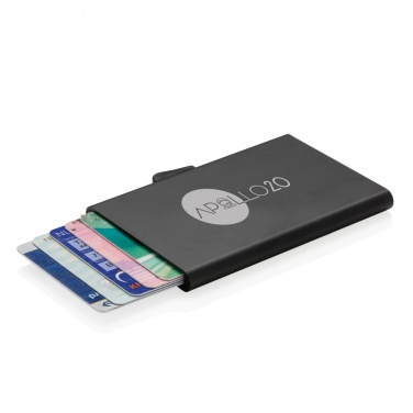 Logo trade promotional gift photo of: C-Secure aluminium RFID card holder