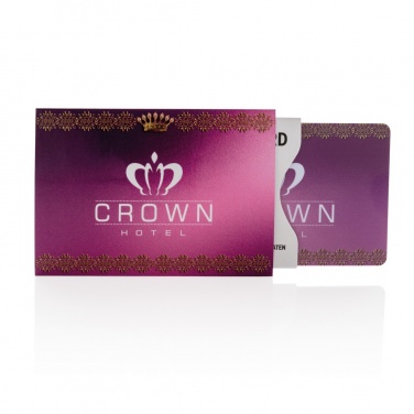 Logotrade promotional merchandise image of: Anti-skimming RFID shield card with active jamming chip