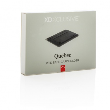 Logo trade promotional products picture of: Quebec RFID safe cardholder