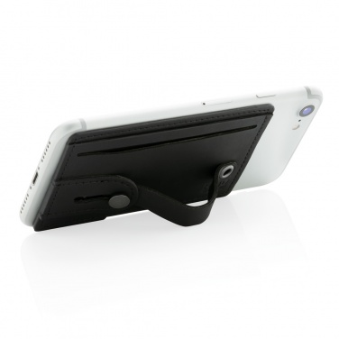Logo trade promotional merchandise picture of: 3-in-1 Phone Card Holder RFID