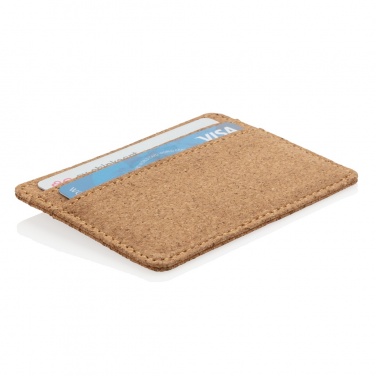 Logo trade promotional gift photo of: Cork secure RFID slim wallet