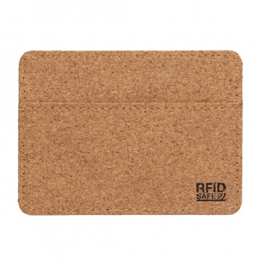 Logo trade advertising products image of: Cork secure RFID slim wallet