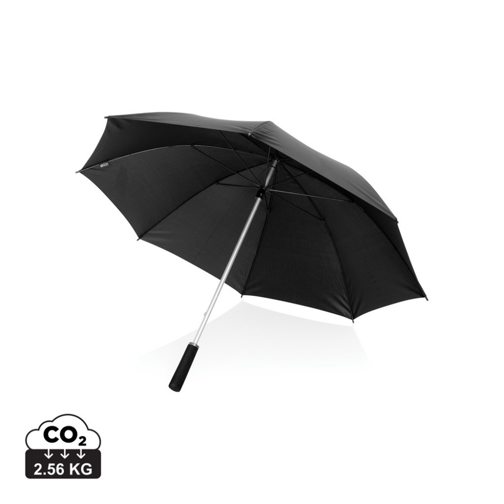 Logo trade promotional merchandise image of: Swiss Peak Aware™ Ultra-light manual 25” Alu umbrella