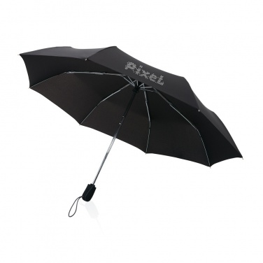 Logo trade advertising product photo of: Swiss Peak AWARE™ Traveller 21” automatic umbrella