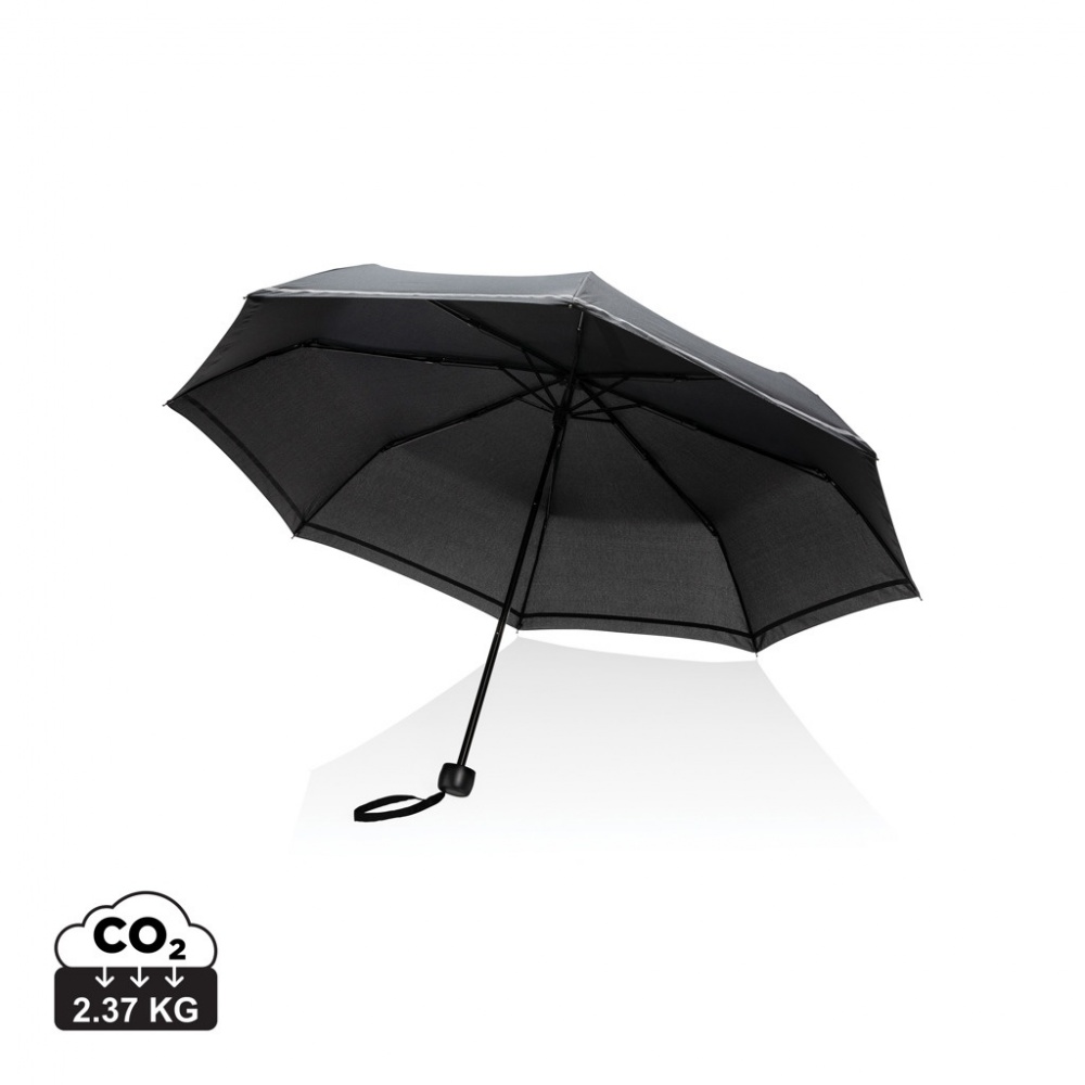 Logotrade promotional giveaways photo of: 20.5"Impact AWARE™ RPET 190T pongee mini reflective umbrella