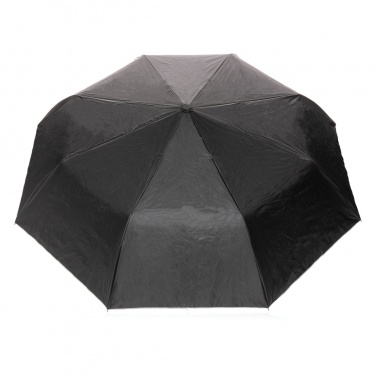 Logo trade promotional giveaways image of: 21" Impact AWARE™ RPET 190T Pongee dual colour mini umbrella