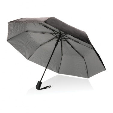 Logo trade promotional merchandise photo of: 21" Impact AWARE™ RPET 190T Pongee dual colour mini umbrella