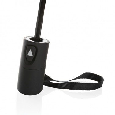 Logo trade promotional products image of: 21" Impact AWARE™ RPET 190T mini auto open umbrella