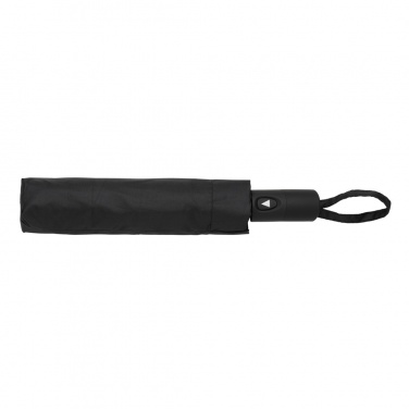 Logo trade promotional giveaways image of: 21" Impact AWARE™ RPET 190T mini auto open umbrella