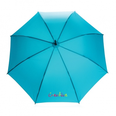 Logo trade corporate gifts image of: 23" Impact AWARE™ RPET 190T standard auto open umbrella