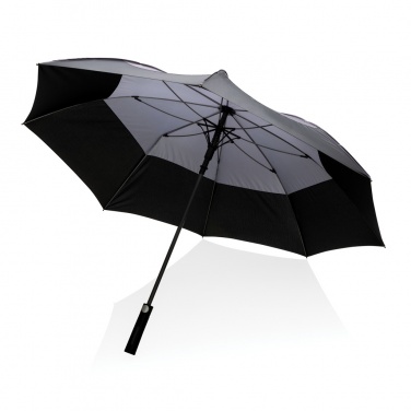 Logotrade promotional item picture of: 27" Impact AWARE™ RPET 190T auto open stormproof umbrella