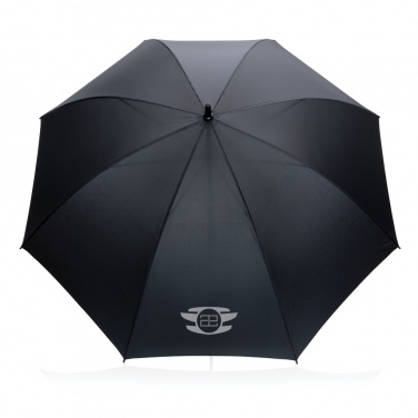 Logo trade promotional gifts image of: 30" Impact AWARE™ RPET 190T Storm proof umbrella