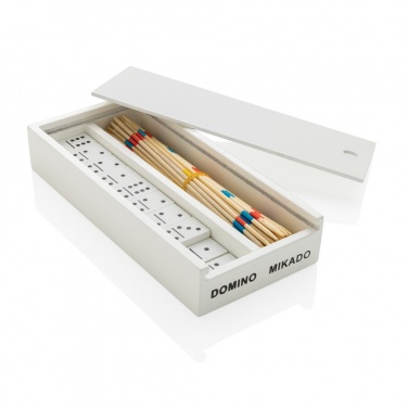 Logotrade promotional product image of: Deluxe mikado/domino in wooden box